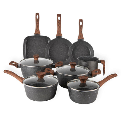 Jogo de Panelas Cozilux Linen Ceramic - Revestimento Cerâmico Antiaderente 8 Peças